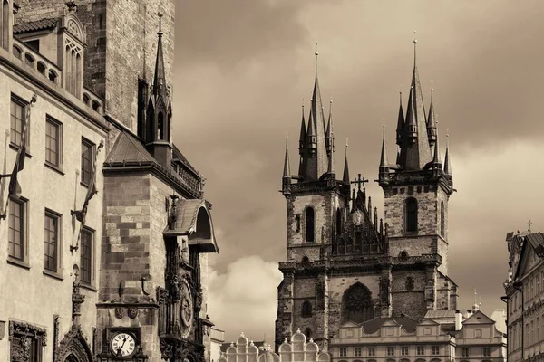 Igreja Nossa Senhora Praça Cidade Velha Praga República Checa — Fotografia de Stock