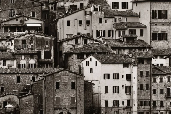 Antiguo Edificio Siena Italia — Foto de Stock