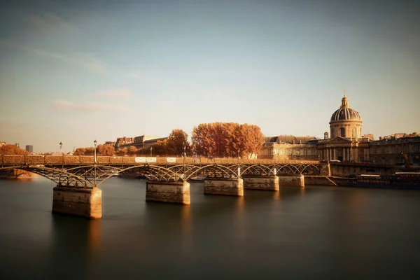 Pont Des Arts Institut France Párizsban Franciaországban — Stock Fotó