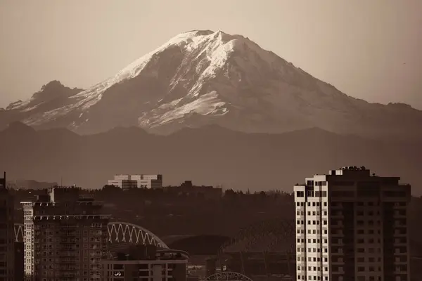 Arquitectura Del Monte Rainier Seattle — Foto de Stock