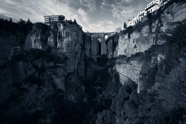 Puente Nuevo Ponte Nova Ronda Espanha — Fotografia de Stock