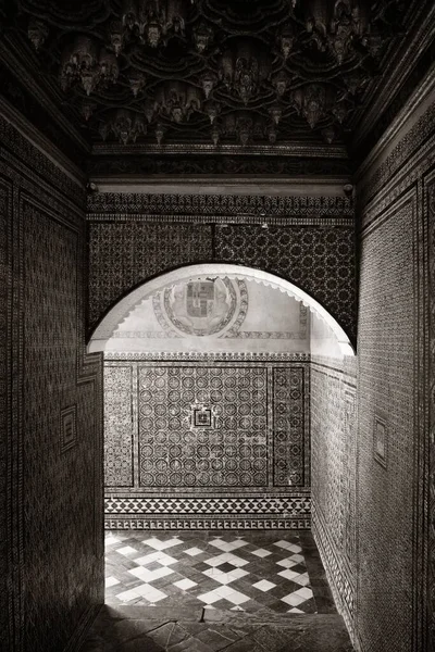 Casa Pilatos Interiér Pohled Krásnými Vzory Dekorace Seville Španělsko — Stock fotografie