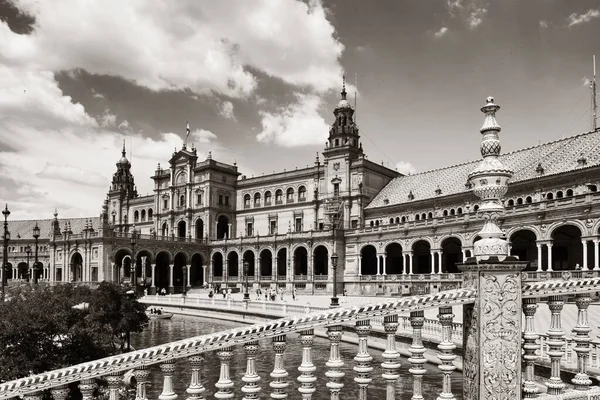 Plaza Espana Spain Square Closeup View Seville Spain — Stock Photo, Image