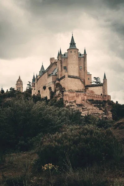 Alcázar Segovia Como Famoso Punto Referencia España — Foto de Stock