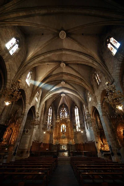 Basilique Immaculée Conception Intérieure Barcelone Espagne — Photo