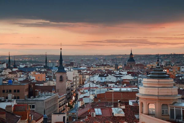 Мадридский Вид Горизонт Города Испании — стоковое фото