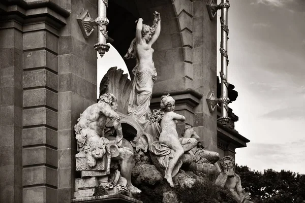 Cascada Monumental Parc Ciutadella Barcelona Espanha — Fotografia de Stock