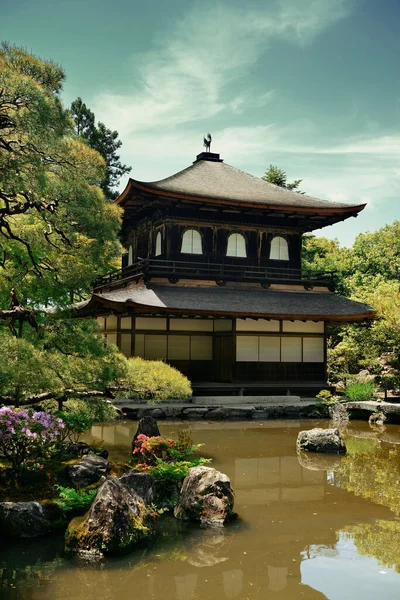 Ginkaku Tempel Mit Historischem Gebäude Kyoto Japan — Stockfoto