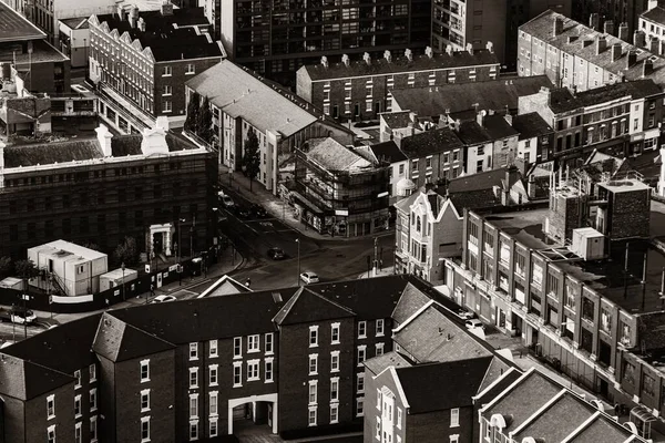 Ливерпульский Вид Крышу Зданиями Англии Великобритании — стоковое фото