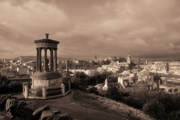 Horizonte Cidade Edimburgo Visto Calton Hill Reino Unido — Fotografia de Stock