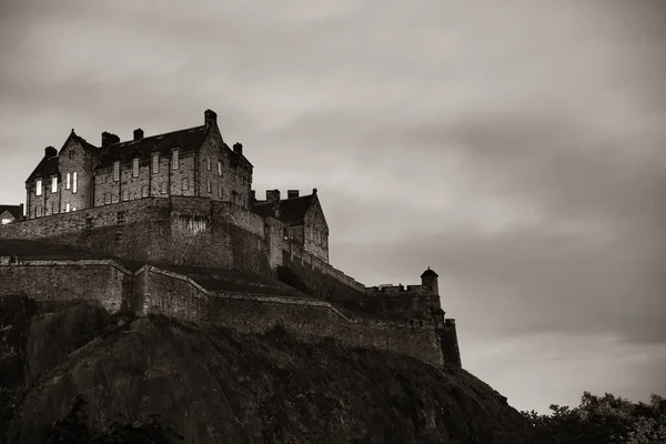 Castello Edimburgo Come Famoso Punto Riferimento Della Città Regno Unito — Foto Stock