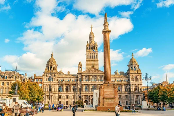 George Daki Şehir Konseyi Binası Glasgow Skoçya Birleşik Krallık — Stok fotoğraf