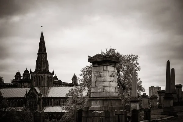 Glasgow Necropolis Viktorya Mezarlığı Skoçya Birleşik Krallık — Stok fotoğraf