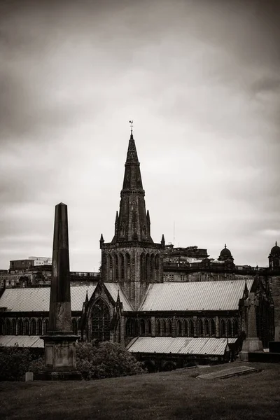 Glasgow Necropolis Victorian Kyrkogård Närbild Skottland Storbritannien — Stockfoto