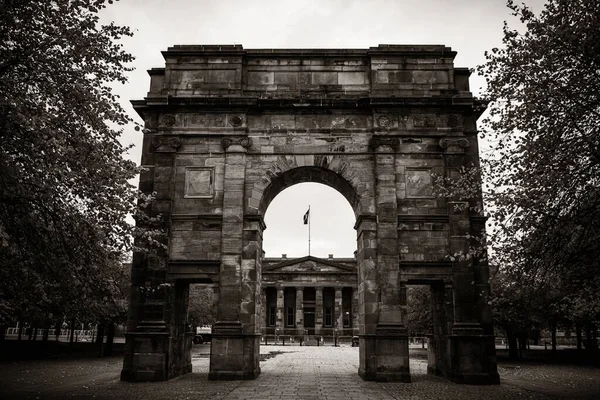 Glasgow City Urban Street View Med Historisk Arkitektur Skottland Storbritannien — Stockfoto