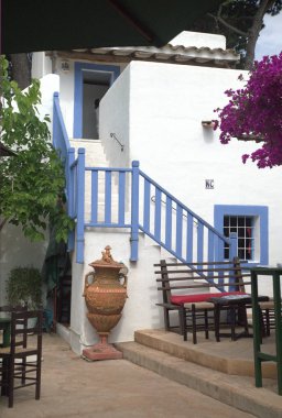 Raco Verd San Jos Islas Baleares bir bahçe Cafe