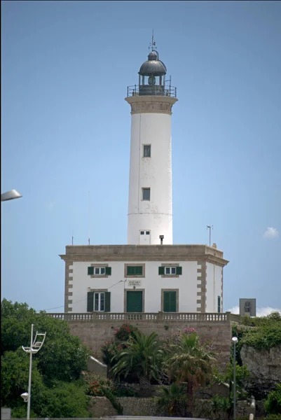 Botafoc Lighthouse Ibiza Town — Stock Photo, Image