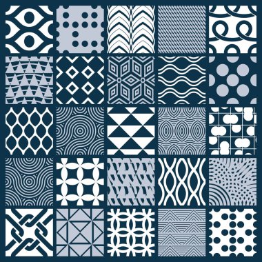 Siyah ve beyaz renklerde yapılan grafik süs fayans