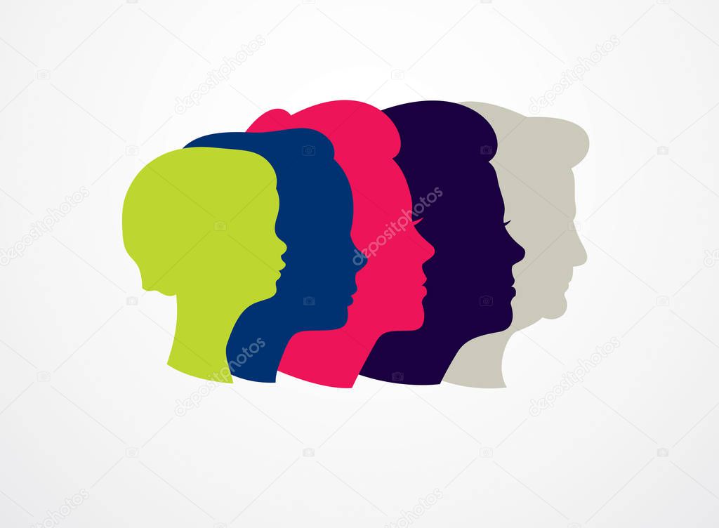 Woman life age years concept, time of life