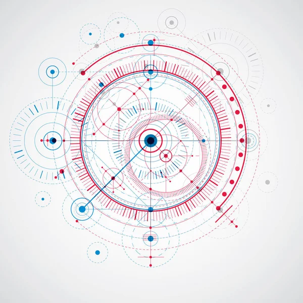 Technisch Plan Abstracte Engineering Ontwerp Voor Gebruik Grafische Web Design — Stockvector