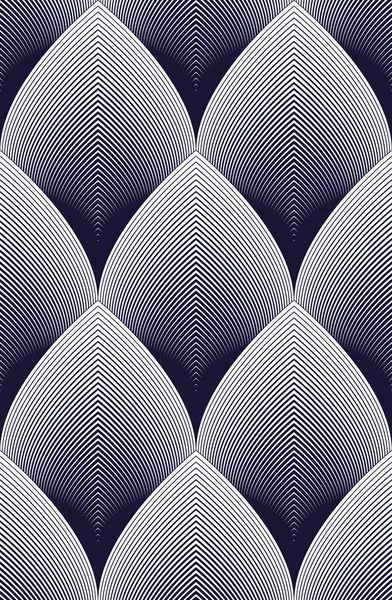Lignes Abstraites Motif Géométrique Sans Couture Répétition Vectorielle Fond Tissu — Image vectorielle