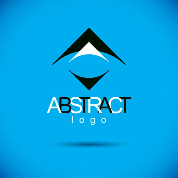 Figura Abstracta Arte Vectorial Icono Negocio Creativo — Vector de stock