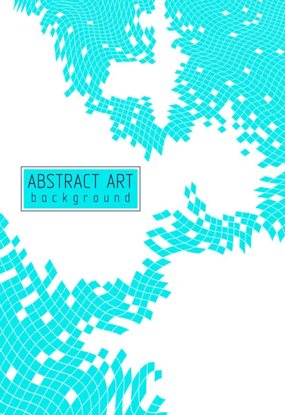 Arte Mosaico Fondo Abstracto Vector Diseño Geométrico Dimensional Ilustración Artística — Archivo Imágenes Vectoriales