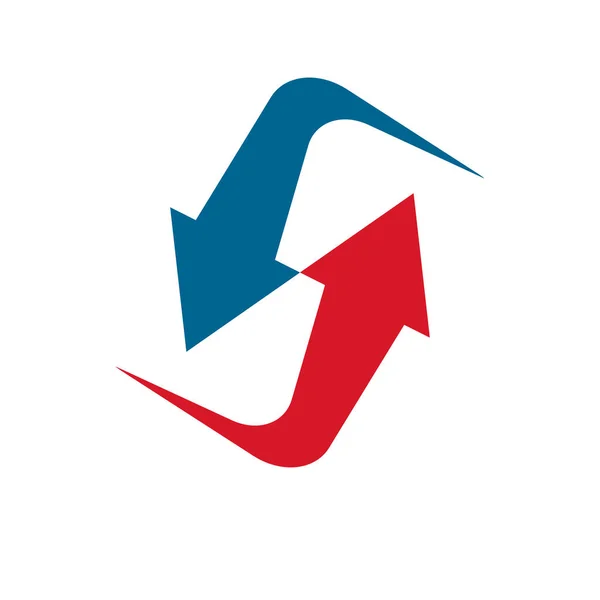Obchodní Rozvoj Logo Šipkami Izolovaných Bílém Pozadí Koncepce Rostoucí Firmy — Stockový vektor