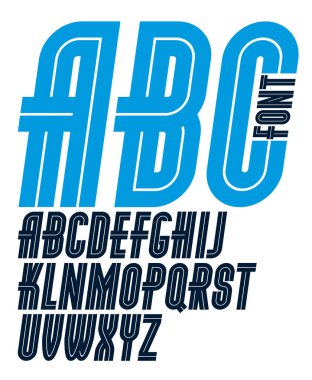 Vektör büyük harf kalın normal İngilizce Alfabe harf logo oluşturma için beyaz çizgiler ile Halkla İlişkiler sektöründe yapılan ayarla 