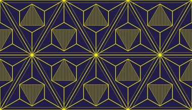 3d geometrik çizgiler seamless modeli, vektör arka plan soyut. Çizim için sonsuz şekilde mühendislik teknolojisi stili