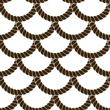 Dikişsiz desen dokuma halat vektör, açıklayıcı arka plan. Minimalist basit kordon şık illüstrasyon