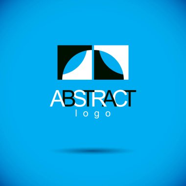 Vektör iş yenilik fikir yaratıcı geometrik simgesi.