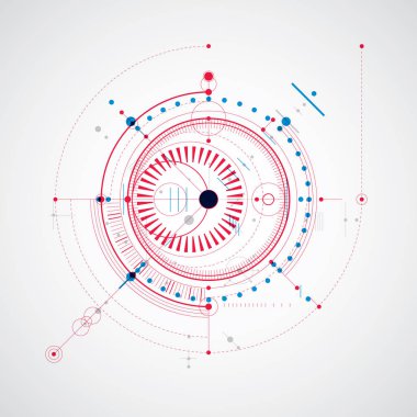 Vektör mühendislik teknolojik arka plan, fütüristik teknik planı, mekanizma. Mekanik düzeni, soyut endüstriyel tasarım Web sitesi arka plan olarak kullanılabilir.