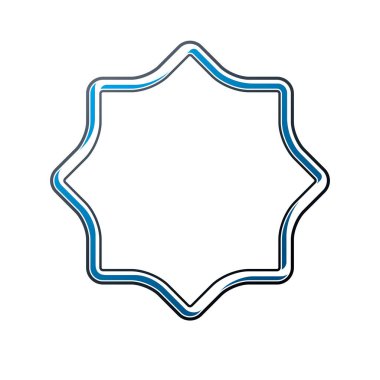 Ödülü vintage damgası veya mühür şekil kare sanat madalyon tasarım yapılan açık kopya alanı ile. Vektör retro tarzı etiket, beyaz arka plan üzerinde izole hanedanlık armaları amblemi.