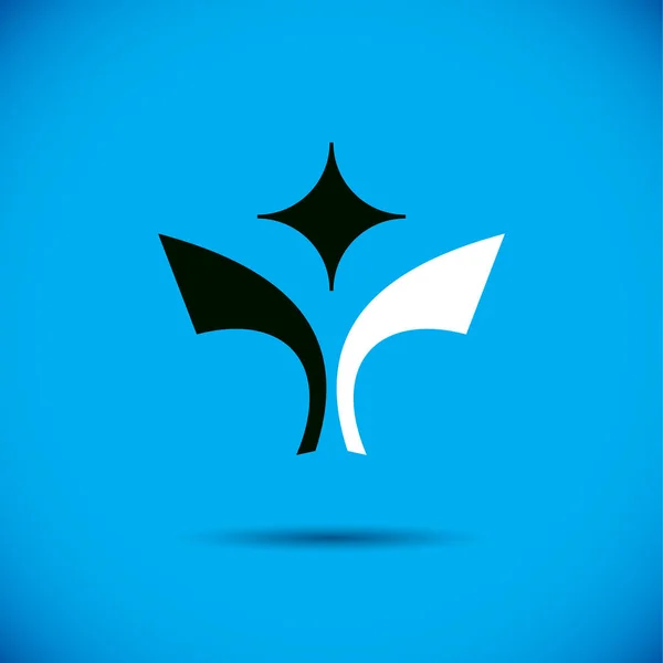 Wektor Rysunek Streszczenie Sztuka Logo Creative Idea Innowacji Biznesowych — Wektor stockowy