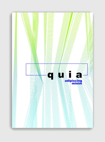 Çizgi sanat vektörü minimalist modern broşür tasarımı, kaplama şablonu, geometrik yarım ton gradyanı. Pankartlar, afişler, posterler, ilanlar için. Mükemmel ve farklı, desen dokusu.