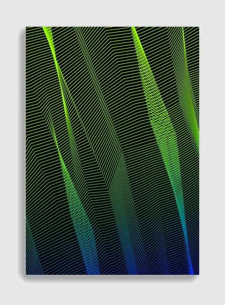 Lineer vektör minimal trend broşür tasarımı, kaplama şablonu, geometrik yarım ton gradyanı. Pankartlar, afişler, posterler, ilanlar için. Güzel ve özel, desen dokusu.