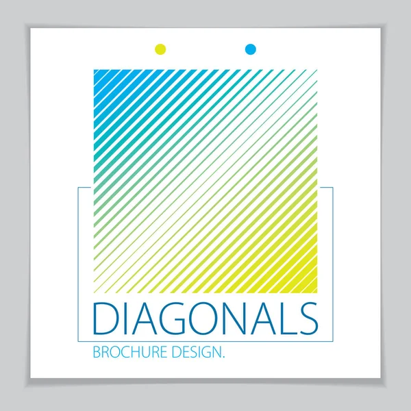 ミニマルなパンフレットデザイン ベクトル幾何学的パターン抽象的な背景 チラシ 小冊子 グリーティングカード 招待状 広告のデザインテンプレート — ストックベクタ