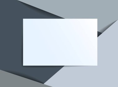 Çerçeve metin için kopya alanı ile geometrik şekiller 3d illüstrasyon vektör.