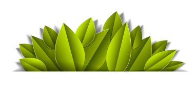 Yeşil taze güzel arka plan line tasarım öğesi boş kopya alanı ile bırakır. 