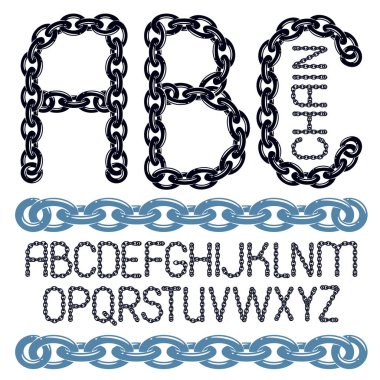 Beyaz arka plan üzerinde yuvarlak kalın retro yazı tipi