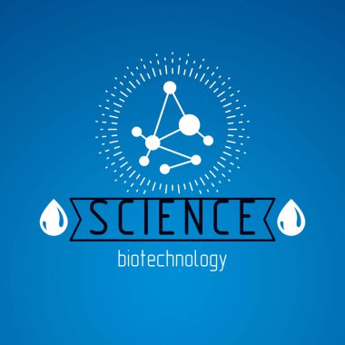 Tel kafes bağlantısıyla molekülünün vektör modeli. 