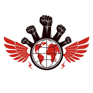 İnsanlar gösteri, hakları ve özgürlük için mücadele
