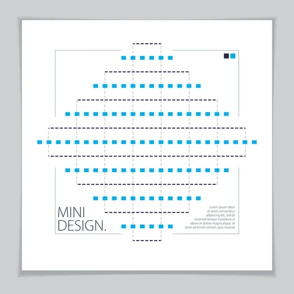 Abstracte Minimale Sjabloon Geometrische Patroon Abstracte Achtergrond — Stockvector