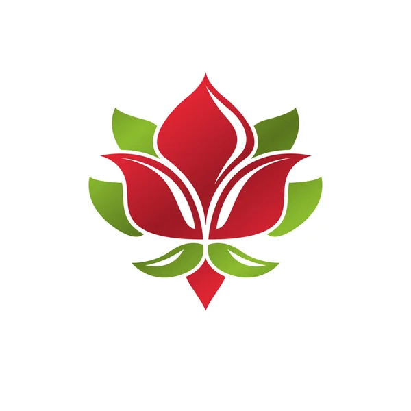 Винтажные Геральдические Векторные Знаки Составленные Королевского Символа Цветов Лилии — стоковый вектор
