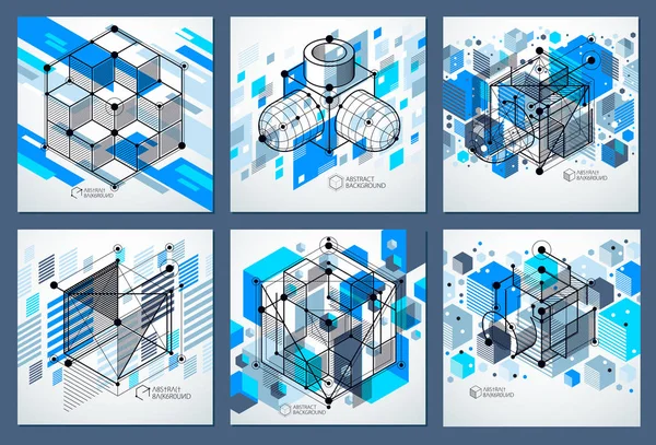 Collage Vector Abstracto Fondos Modernos — Vector de stock