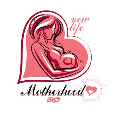 Hamile kadın güzel vücut anahat