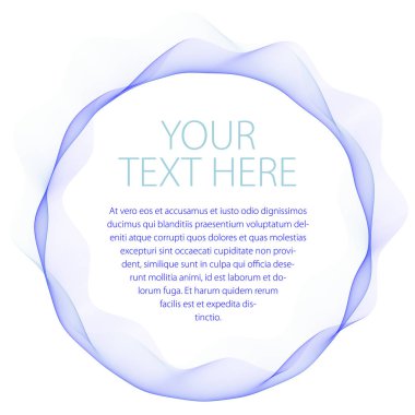 Duman akan yuvarlak çerçeve