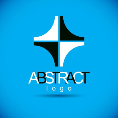 soyut geometrik şekil olarak iş yenilik logo kullanmak için en iyi