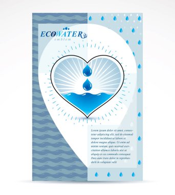 Özet akışı sıvı vektör arka plan